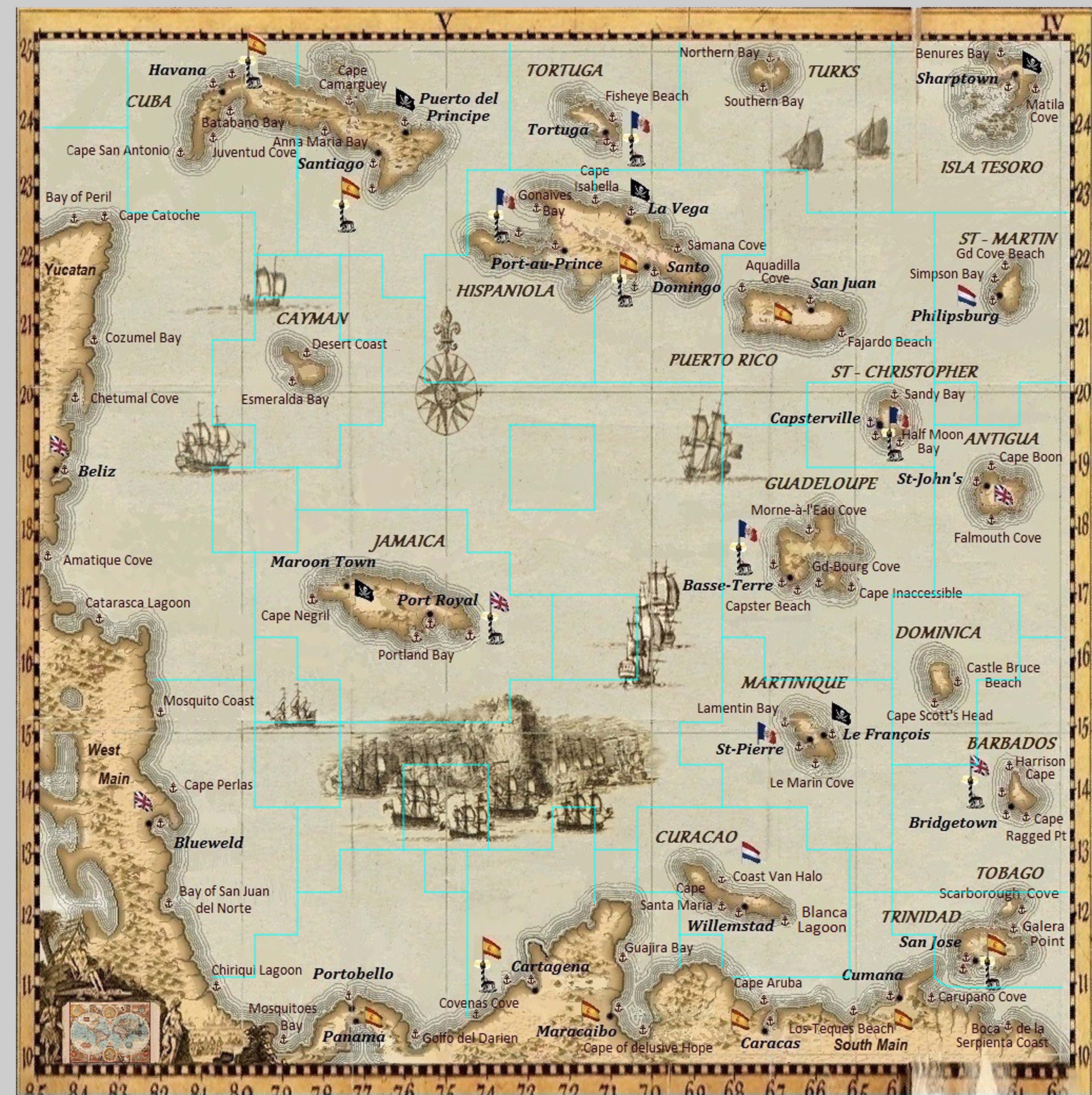 Here's a map for confusing 'Pirates' sequel – East Bay Times
